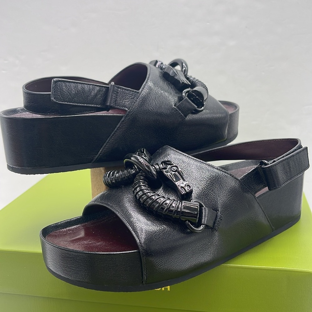 Tory Burch MELLOW PLATFORM SANDAL NAPPA LEATHER 
Optic White/Silver/Perfect 
New - Picture 9 of 16